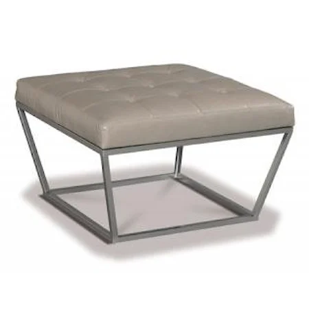 Contemporary Ottoman with Tufted Top